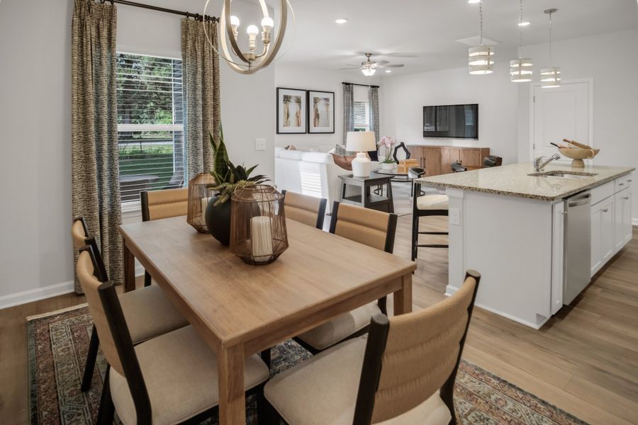 Furnished interior view inside a new home in Jackson Hills, Clarksville (Image 9).
