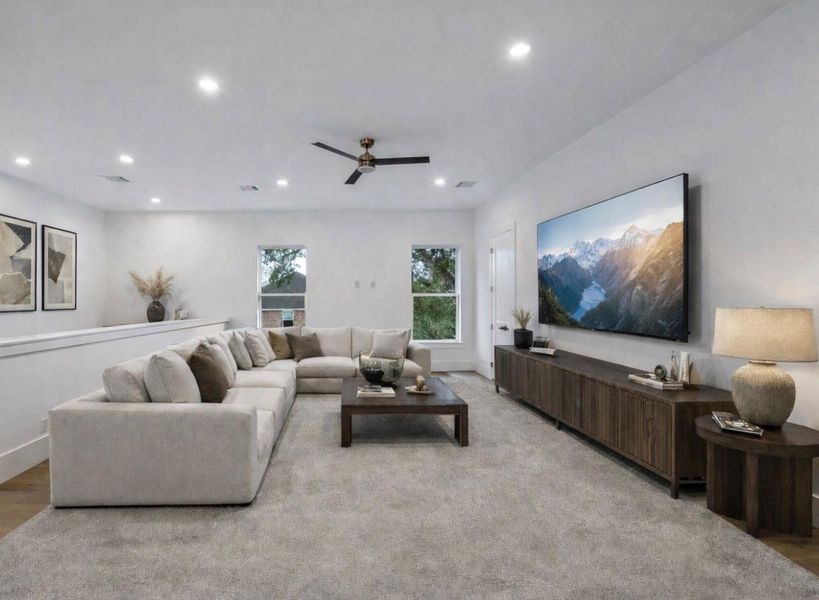 Furnished interior view inside a new home in , Bellaire (Image 5).