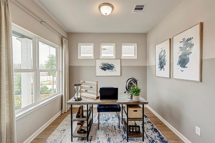 Furnished interior view inside a new home in , Crowley (Image 8).
