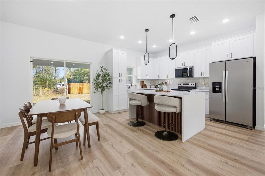 Furnished interior view inside a new home in , Citrus Springs (Image 11).