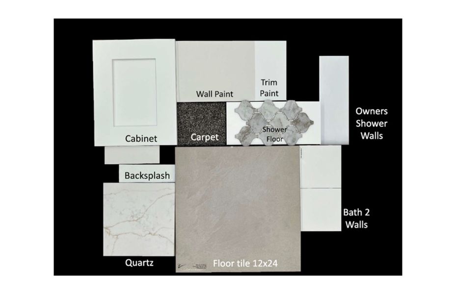 Sample of building materials used in homes in Artisan at Asante, Surprise (Image 28).