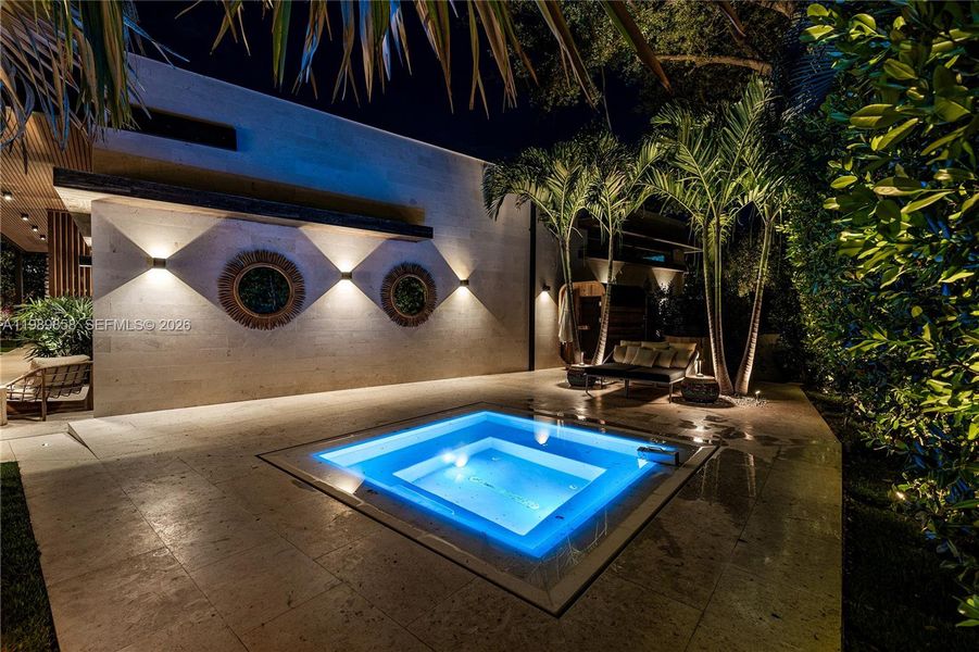 Exterior details and patio area of a home in , Miami (Image 30). Exterior details and patio area of a home in , Miami (Image 30).