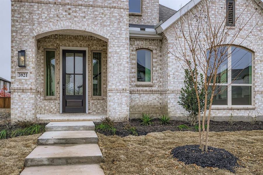 Exterior details and patio area of a home in Mosaic 40s, Celina (Image 3).