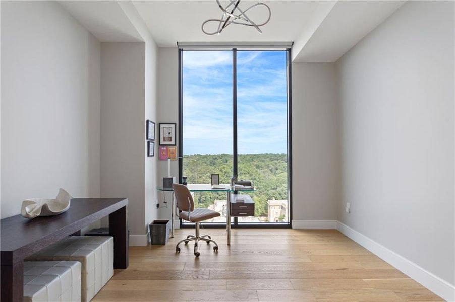 Furnished interior view inside a new home in , Atlanta (Image 13).