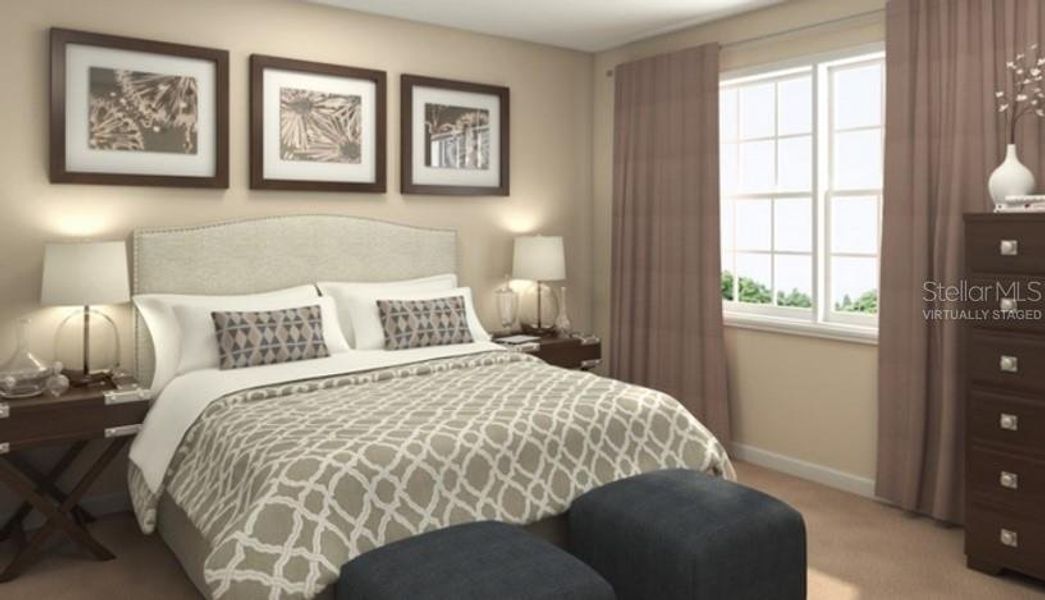 Furnished interior view inside a new home in , Clermont (Image 3). Furnished interior view inside a new home in , Clermont (Image 3).