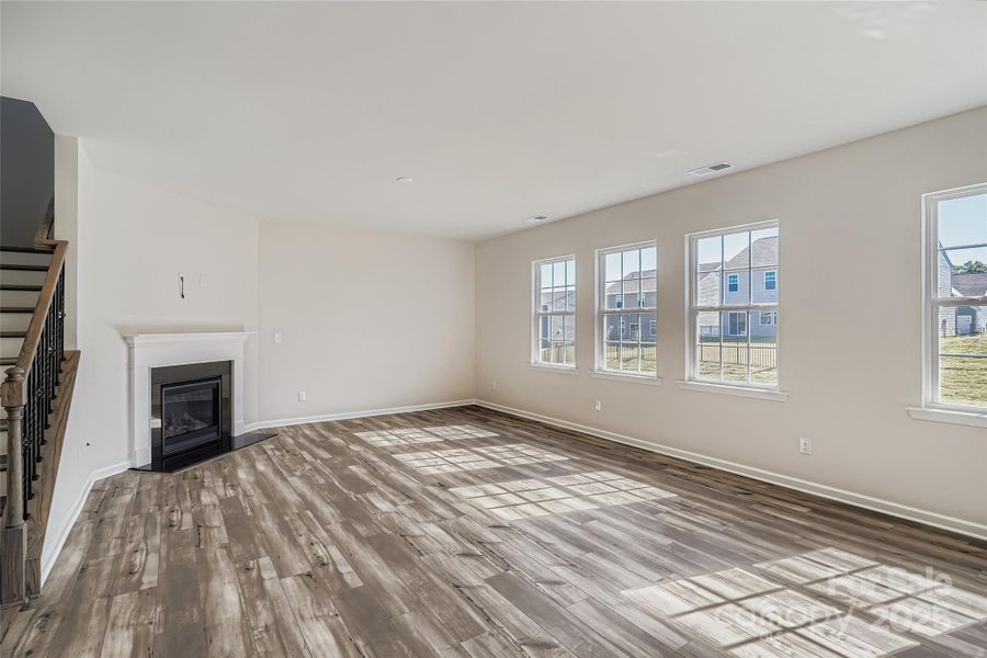 Spacious, unfurnished interior of a new home in Shannon Woods: Walk & Enclave, Maiden (Image 7).