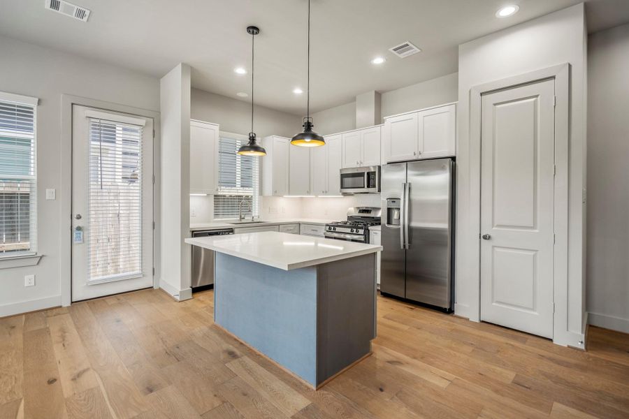 Furnished interior view inside a new home in , Houston (Image 9).