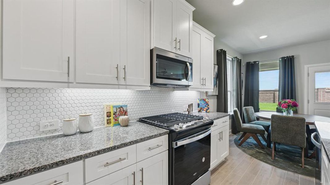 Furnished interior view inside a new home in Eagle Creek, Denton (Image 13).