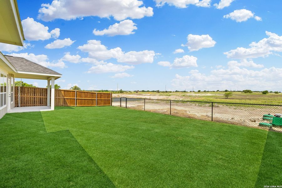 Exterior details and patio area of a home in Edgewood Estates, Midlothian (Image 27).