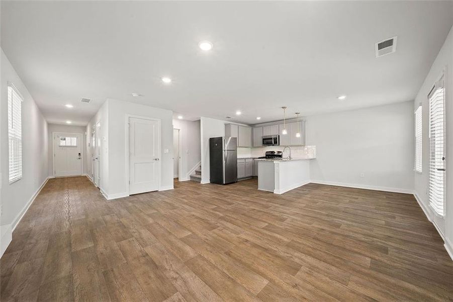 Furnished interior view inside a new home in Crossvine Village, LaGrange (Image 10). Furnished interior view inside a new home in Crossvine Village, LaGrange (Image 10).