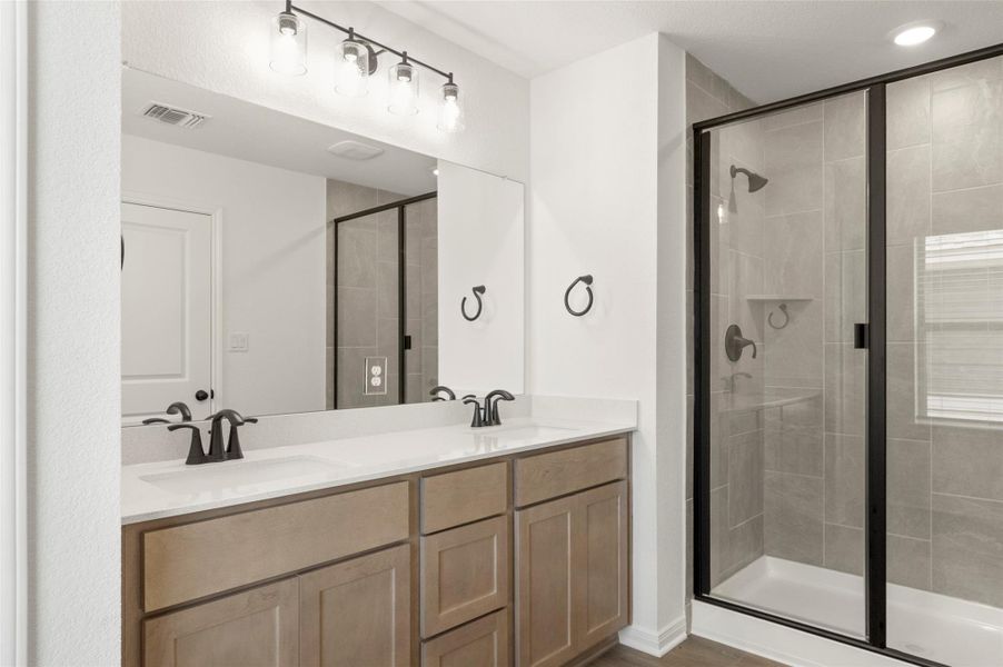 Furnished interior view inside a new home in Blanco Vista, San Marcos (Image 13). Furnished interior view inside a new home in Blanco Vista, San Marcos (Image 13).