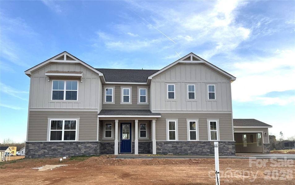 In-progress construction of a new home in Blair Place, Monroe, NC (Image 34).