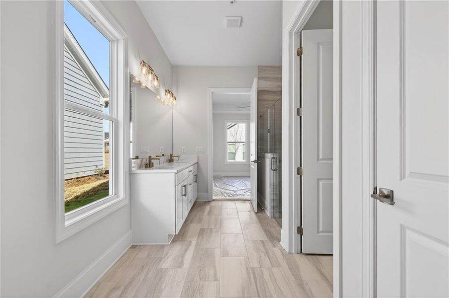 Furnished interior view inside a new home in The Reserve at Bells Ferry, Kennesaw (Image 13).