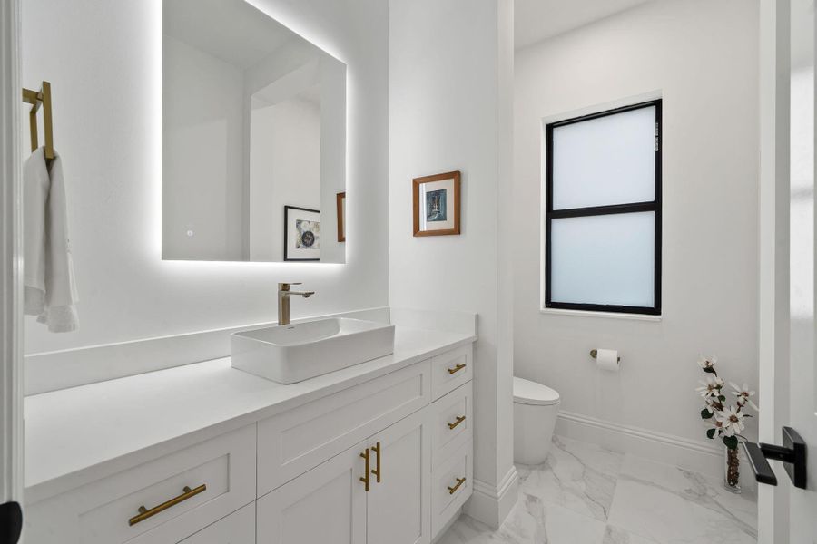 Furnished interior view inside a new home in , Palm Beach Gardens (Image 30).