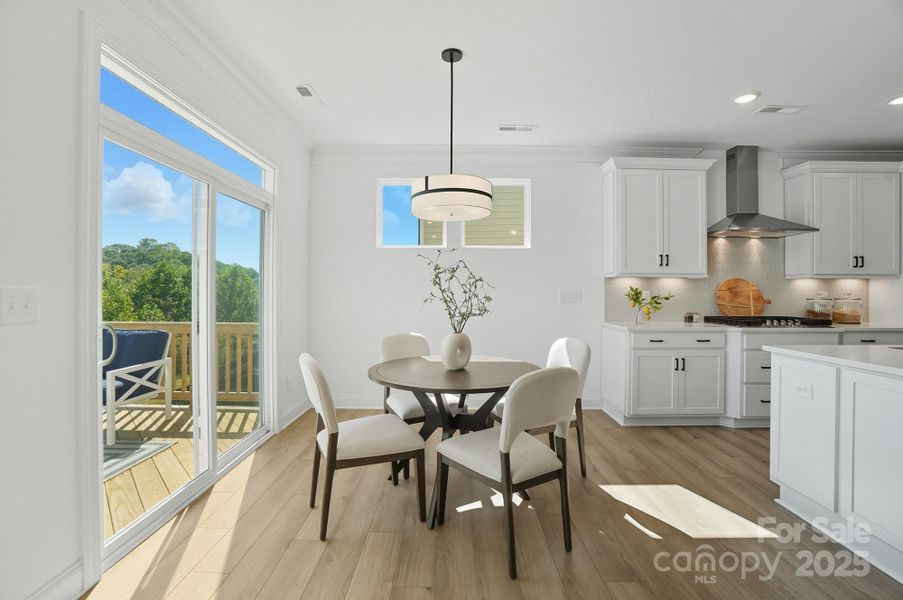 Furnished interior view inside a new home in Summerlin, Mooresville (Image 13). Furnished interior view inside a new home in Summerlin, Mooresville (Image 13).