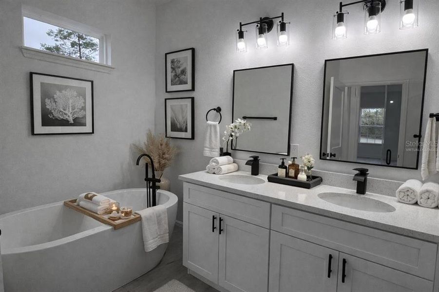 Furnished interior view inside a new home in , Ocala (Image 15).