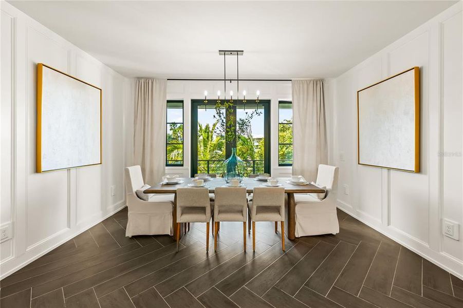 Furnished interior view inside a new home in , Anna Maria (Image 66).