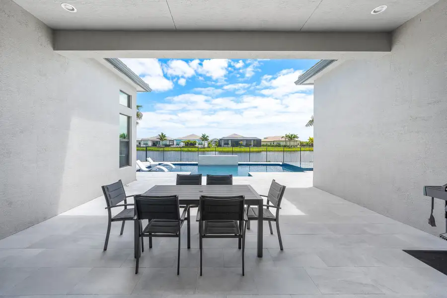 Extended Patio With Covered Area