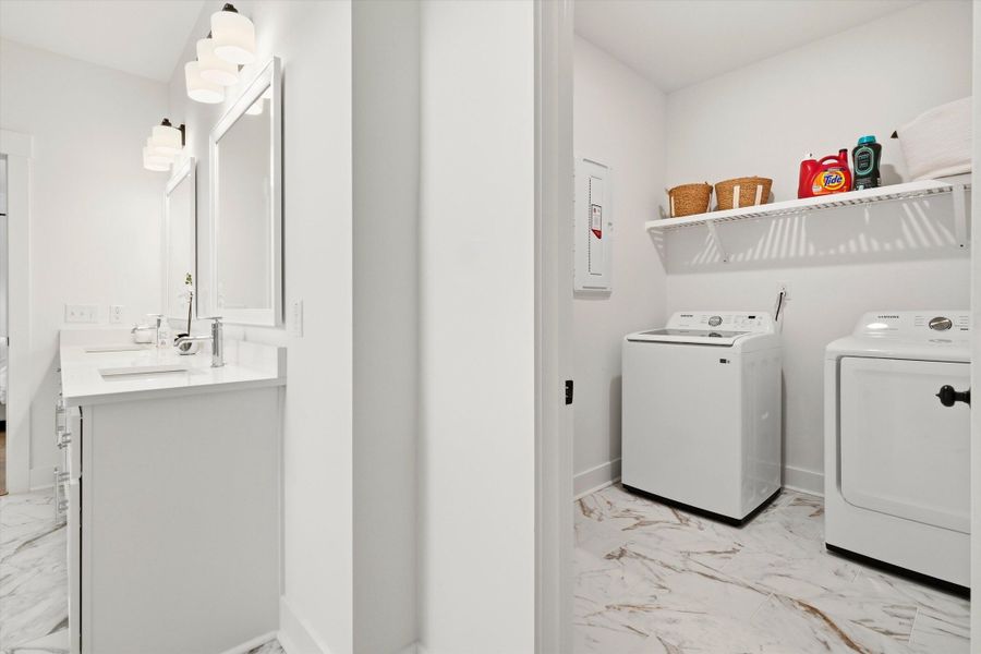Furnished interior view inside a new home in , Mount Pleasant (Image 13).