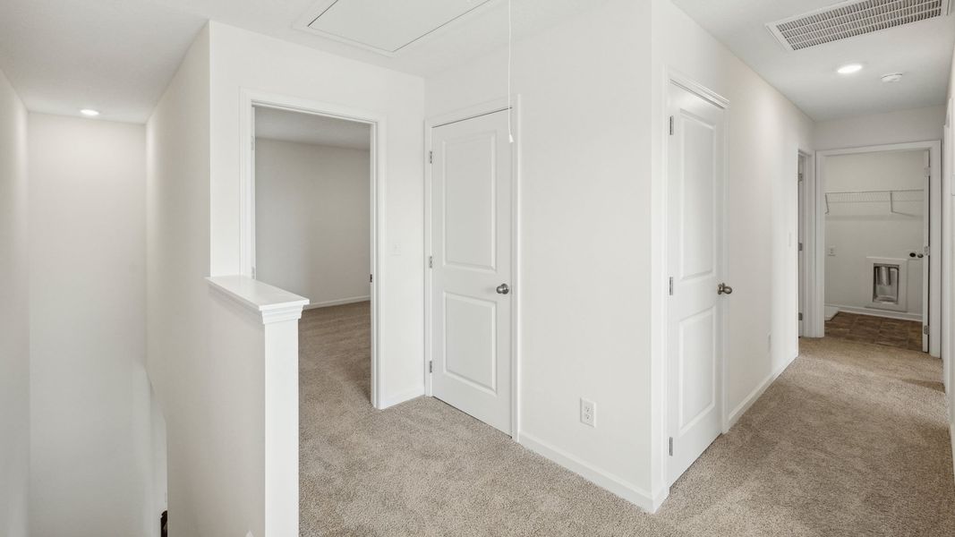Spacious, unfurnished interior of a new home in The Hideaway at Fox Meadows, Bluff City (Image 18).