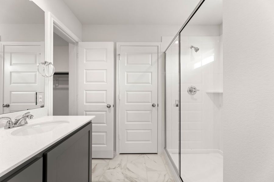 Representative exterior photo of a completed home built from the Austin by Impression Homes in Northspur, Terrell, TX (Image 22). Representative exterior photo of a completed home built from the Austin by Impression Homes in Northspur, Terrell, TX (Image 22).