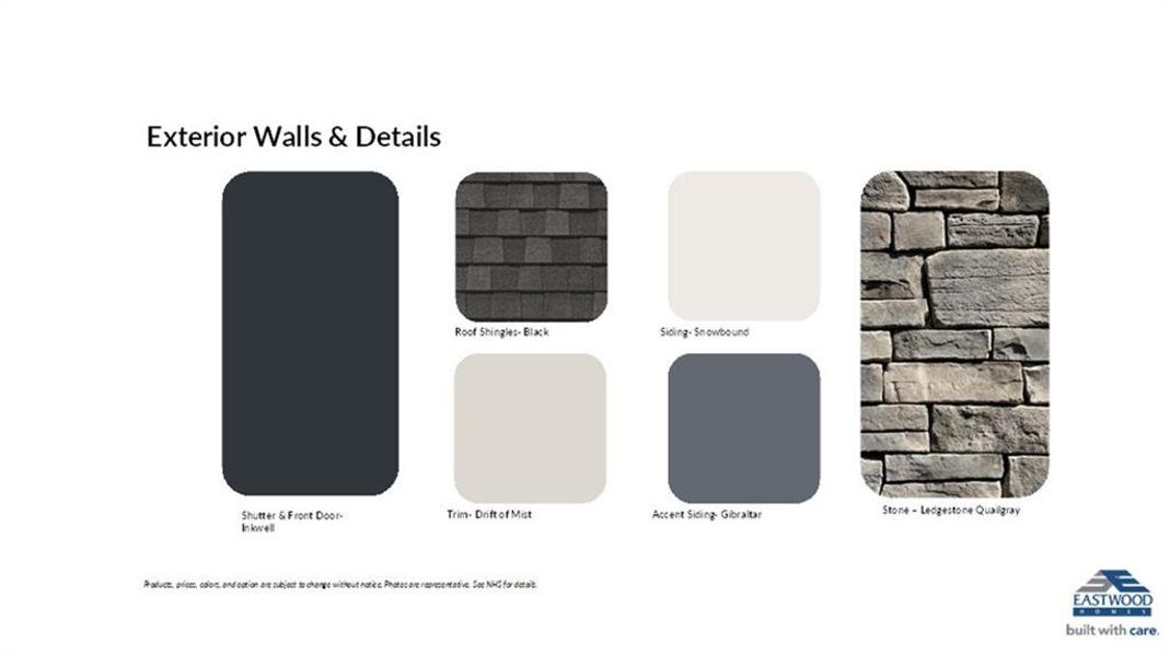 Sample of building materials used in homes in , Cartersville (Image 64).