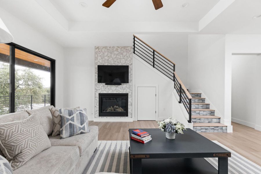 Furnished interior view inside a new home in , Austin (Image 7).