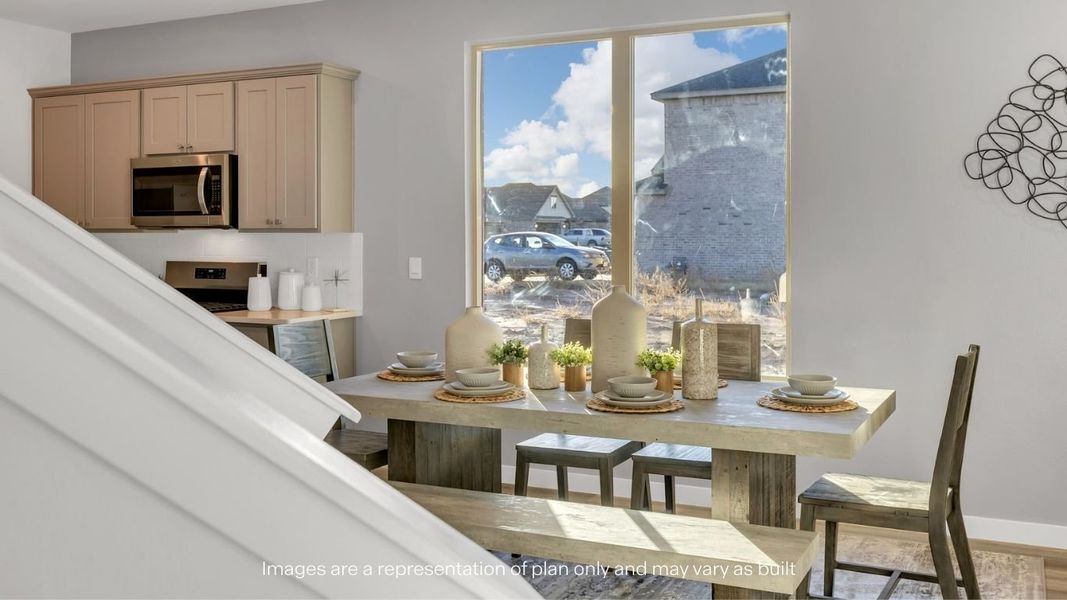 Furnished interior view inside a new home in Allen Farms, Lubbock (Image 15).
