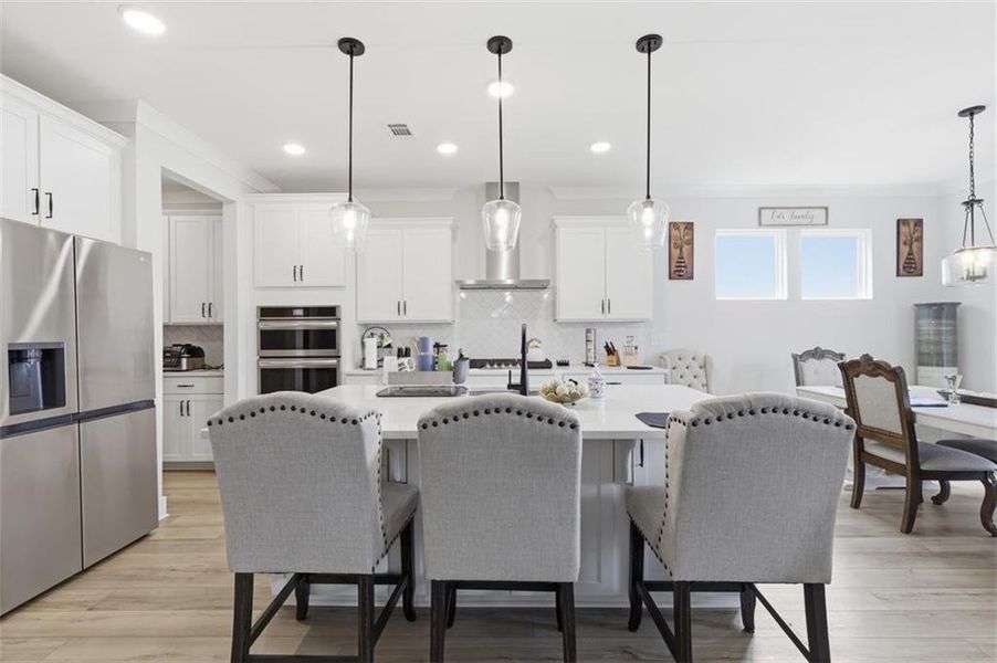 Furnished interior view inside a new home in , Hoschton (Image 16).