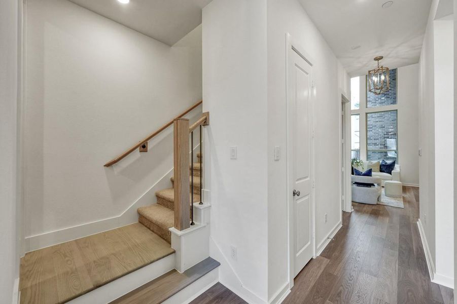 Furnished interior view inside a new home in Woodforest Townhomes, Montgomery (Image 9).