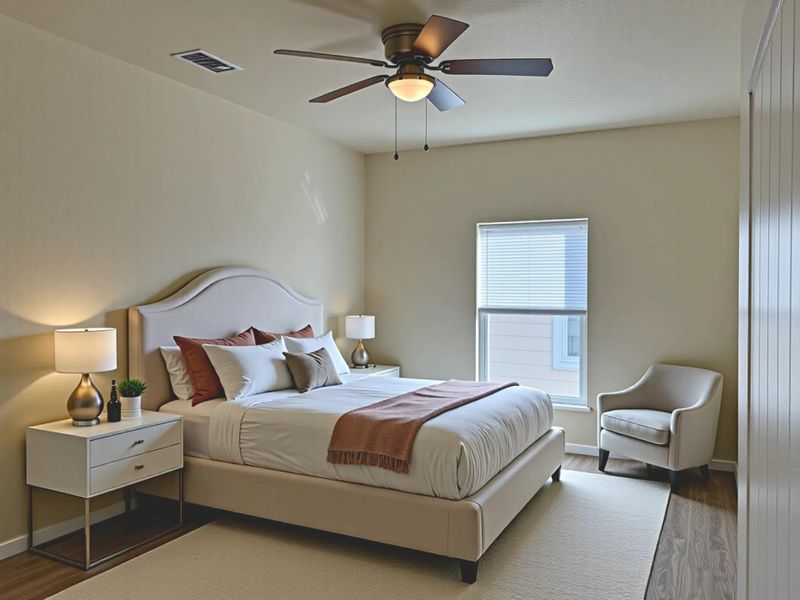 Furnished interior view inside a new home in , Bayou Vista (Image 12).