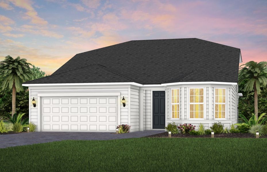 Representative exterior photo of a completed home built from the Mystique Grand by Pulte Homes in Double Branch, Middleburg, FL (Image 29).