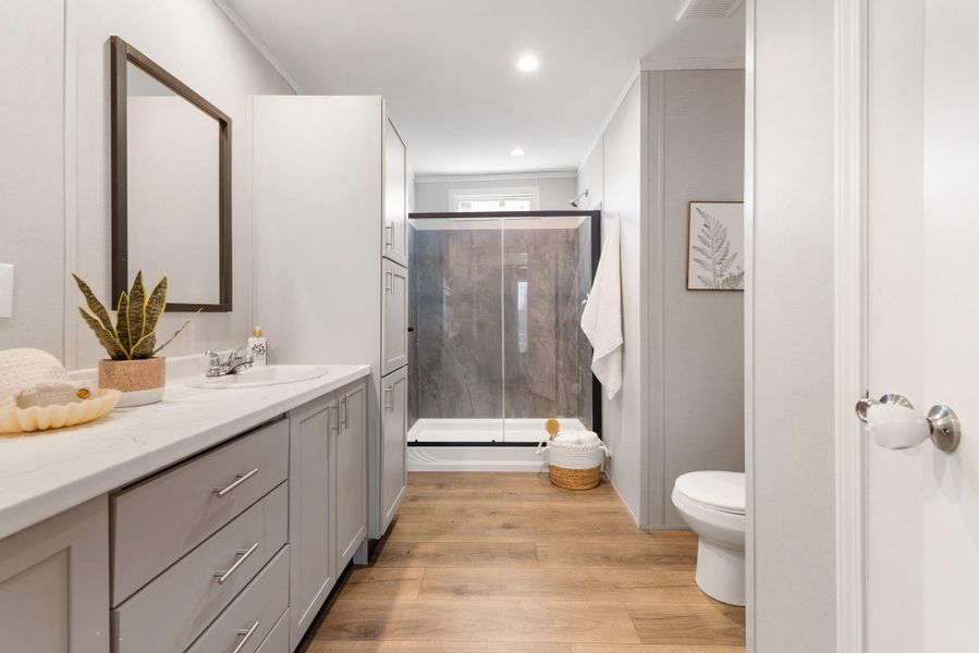 Furnished interior view inside a new home in , Caldwell (Image 10).