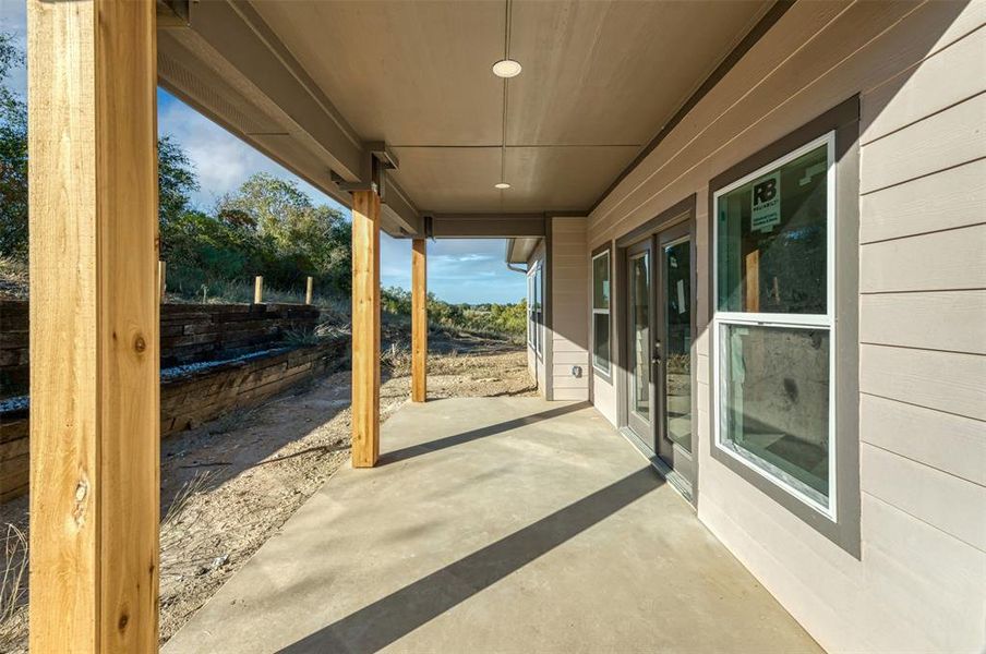 Exterior details and patio area of a home in , Runaway Bay (Image 16). Exterior details and patio area of a home in , Runaway Bay (Image 16).