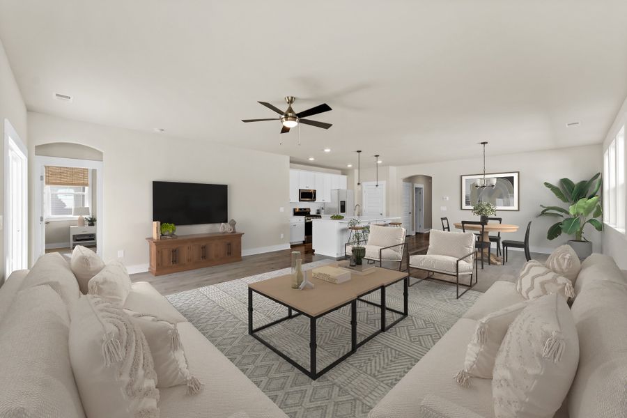 Riverain Living Room Furnished