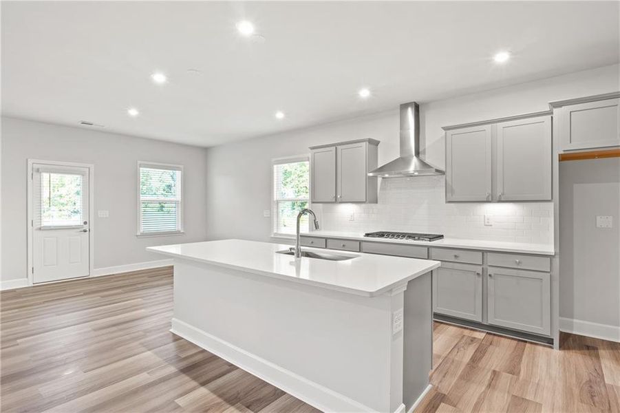 Furnished interior view inside a new home in Haverhill Estates, Dacula (Image 7).