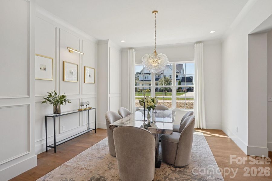 Furnished interior view inside a new home in , Huntersville (Image 12).