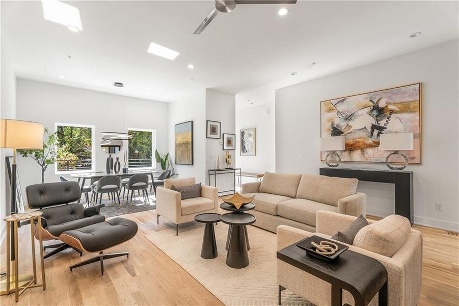 Furnished interior view inside a new home in Freedom Townhomes, Atlanta (Image 36).
