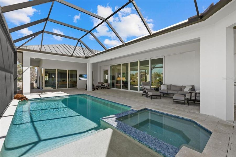 Exterior details and patio area of a home in , Parrish (Image 30).