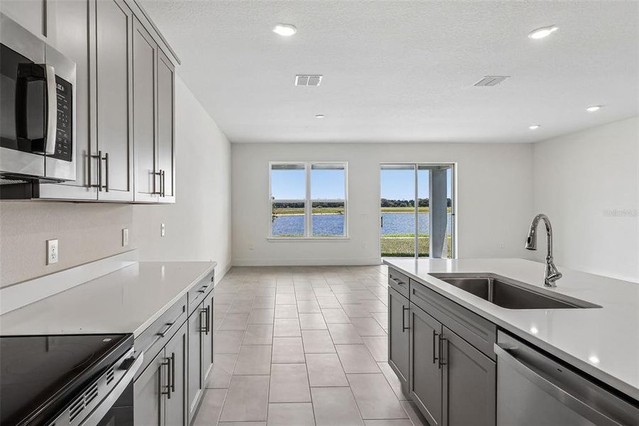 Furnished interior view inside a new home in Lakeside at Satilla, St. Cloud (Image 7).