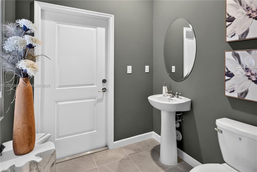 Furnished interior view inside a new home in Acacia Groves, Miami (Image 20).