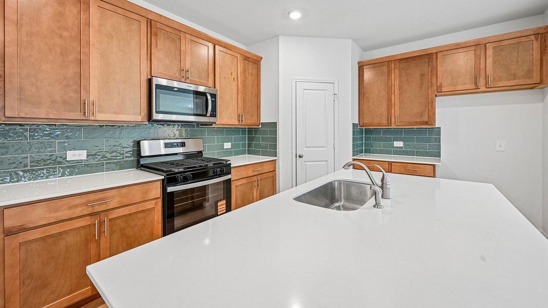 Furnished interior view inside a new home in Carillon, Manor (Image 9).