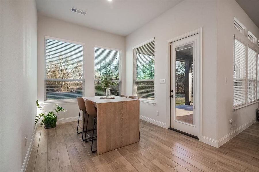 Furnished interior view inside a new home in , Van Alstyne (Image 32).