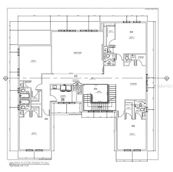 2D floor plan layout of this home in , Orlando, FL (Image 3).