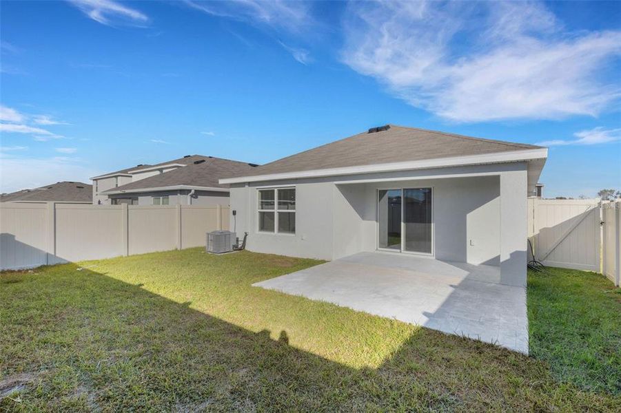 Exterior details and patio area of a home in Silverstone North, Palmetto (Image 16). Exterior details and patio area of a home in Silverstone North, Palmetto (Image 16).
