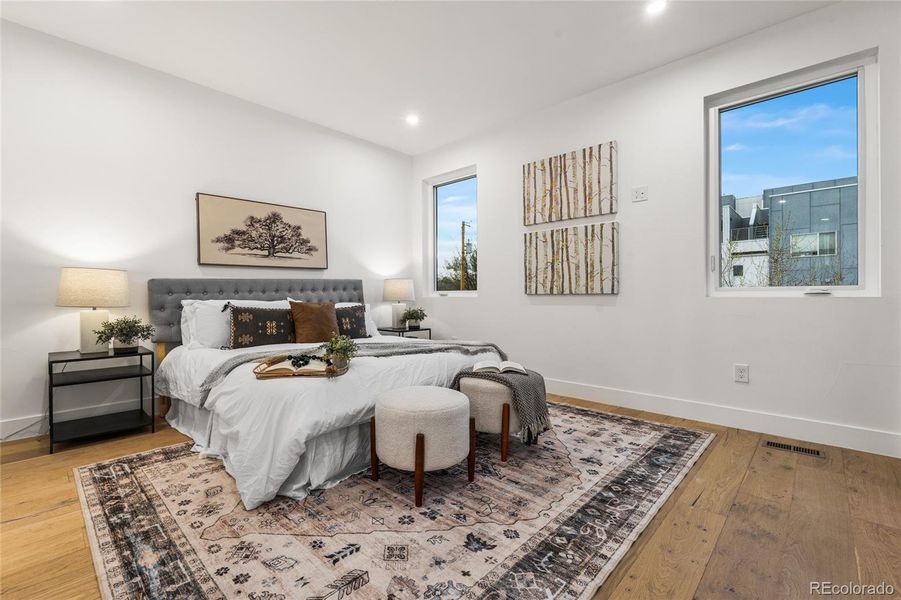 Furnished interior view inside a new home in , Denver (Image 29).