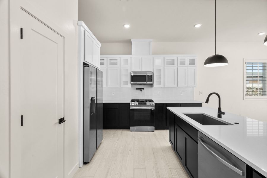 Furnished interior view inside a new home in Gateway Estates, El Paso (Image 4). Furnished interior view inside a new home in Gateway Estates, El Paso (Image 4).