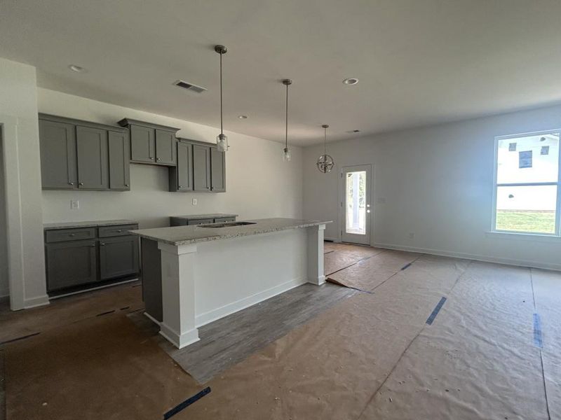 In-progress construction of a new home in Red Bird Manor, Jefferson, GA (Image 45).