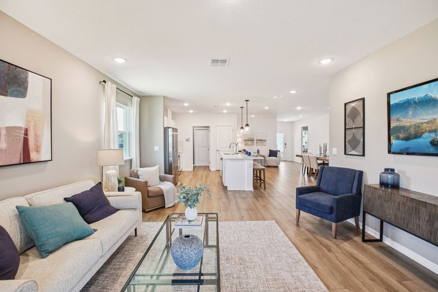 Representative furnished interior of a home built from the Maple by Maronda Homes in Malabar Springs, Palm Bay (Image 8).
