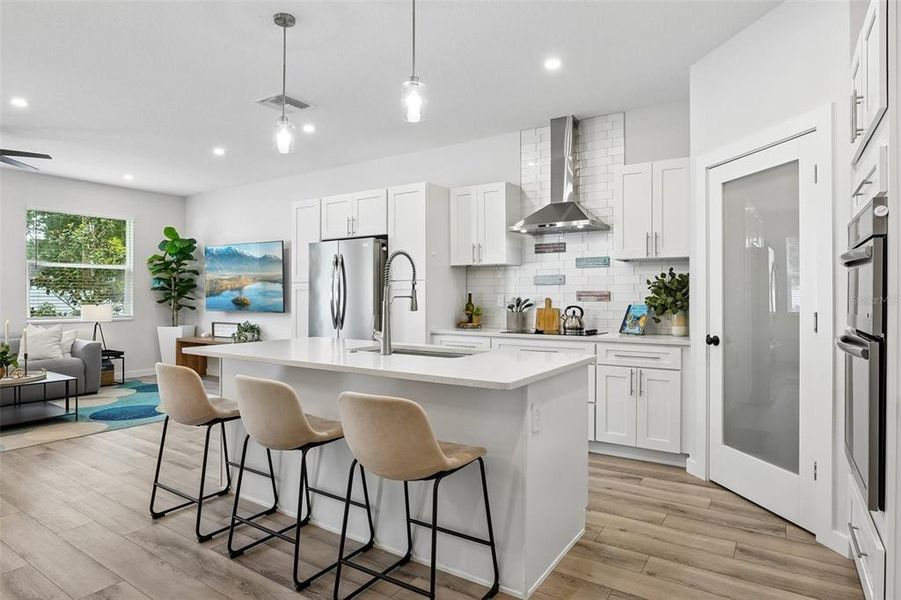 Furnished interior view inside a new home in , St. Petersburg (Image 31).